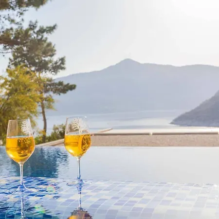 Kalamar Bay 5 Bedroom Seaview With Private Pool Hot Tub Kalkan