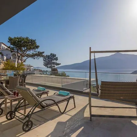 Kalamar Bay 5 Bedroom Seaview With Private Pool Hot Tub Villa Kalkan