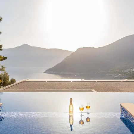 Kalamar Bay 5 Bedroom Seaview With Private Pool Hot Tub Kalkan