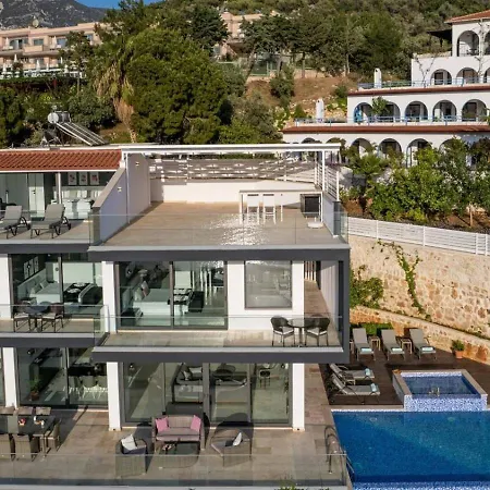 Kalamar Bay 5 Bedroom Seaview With Private Pool Hot Tub Вилла Калкан