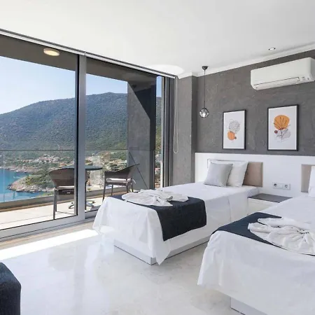 Villa Kalamar Bay 5 Bedroom Seaview With Private Pool Hot Tub