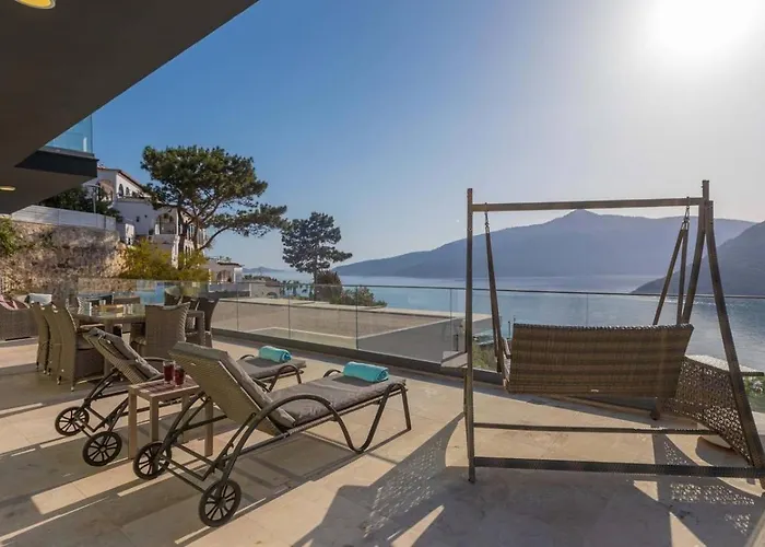 Kalamar Bay 5 Bedroom Seaview With Private Pool Hot Tub 别墅 卡尔坎