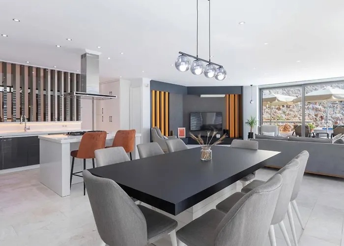 Kalamar Bay 5 Bedroom Seaview With Private Pool Hot Tub 别墅 *